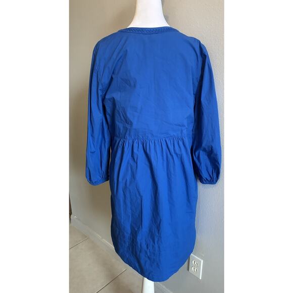 Tommy Bahama Boho Salina Key Organic Cotton Poplin Shift Dress Coverup Pockets M - Picture 9 of 16
